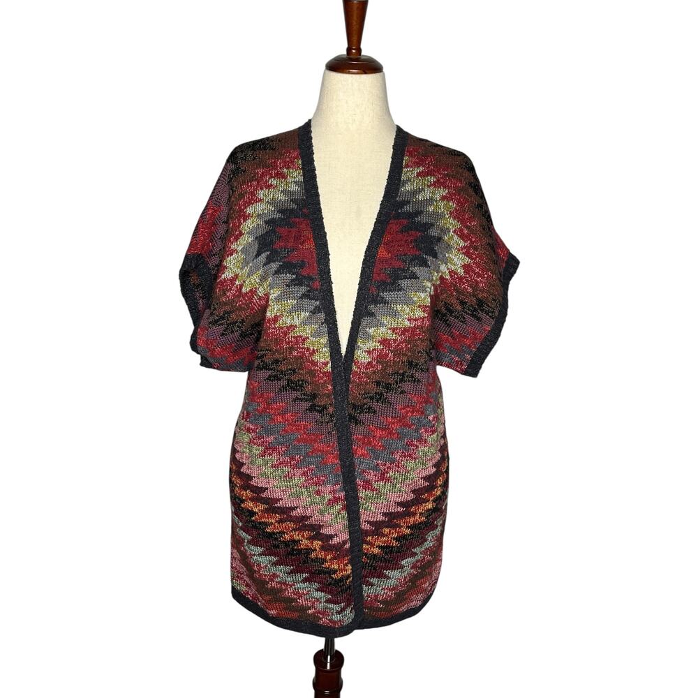 Peruvian Connection Kaffe Fassett Cardigan L Pima Cotton Western Art To Wear